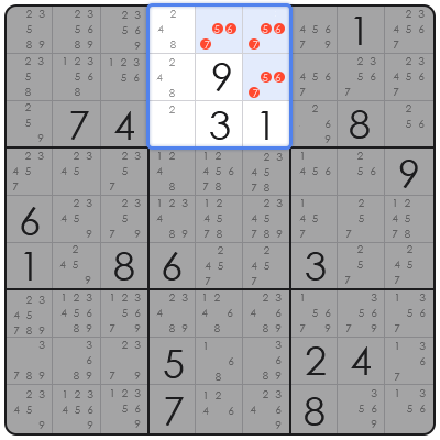 x wing sudoku explained